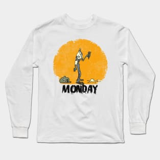 Monday Zombie (Light) Long Sleeve T-Shirt